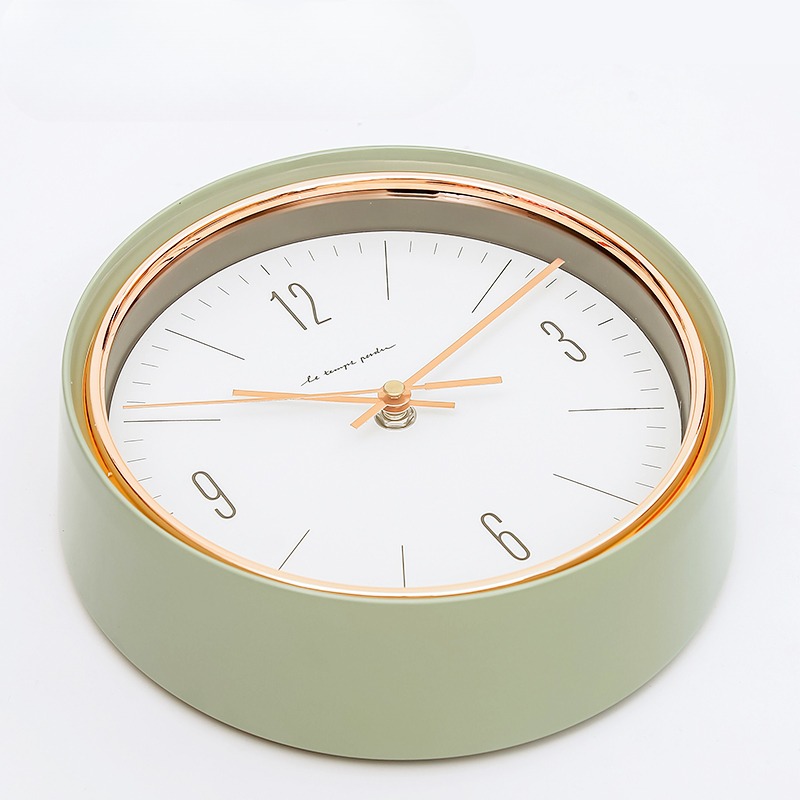 Luxury Lifestyle Aesthetic - Salon chambre horloge murale silencieux Vintage