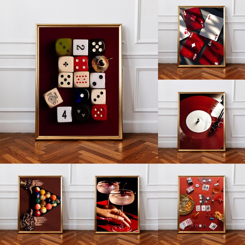 Luxury Lifestyle Furniture - Affiche de jeu de poker et
