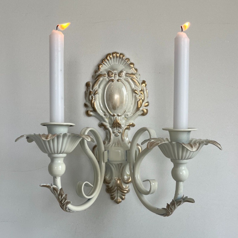 Scented Candle Luxury - Chandelier mural Antique en fer, décoration