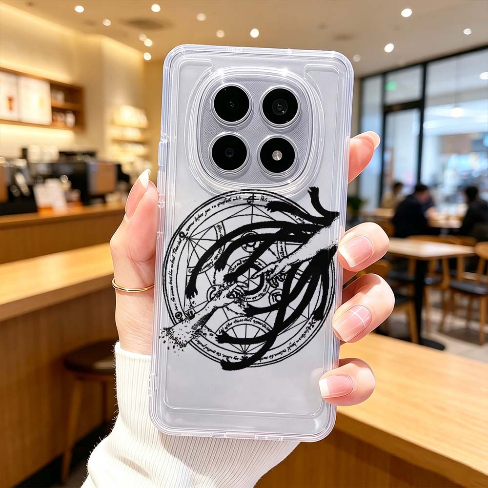 Xiaomi Poco X6 - Coque de téléphone transparente Fullmetal Alchemist