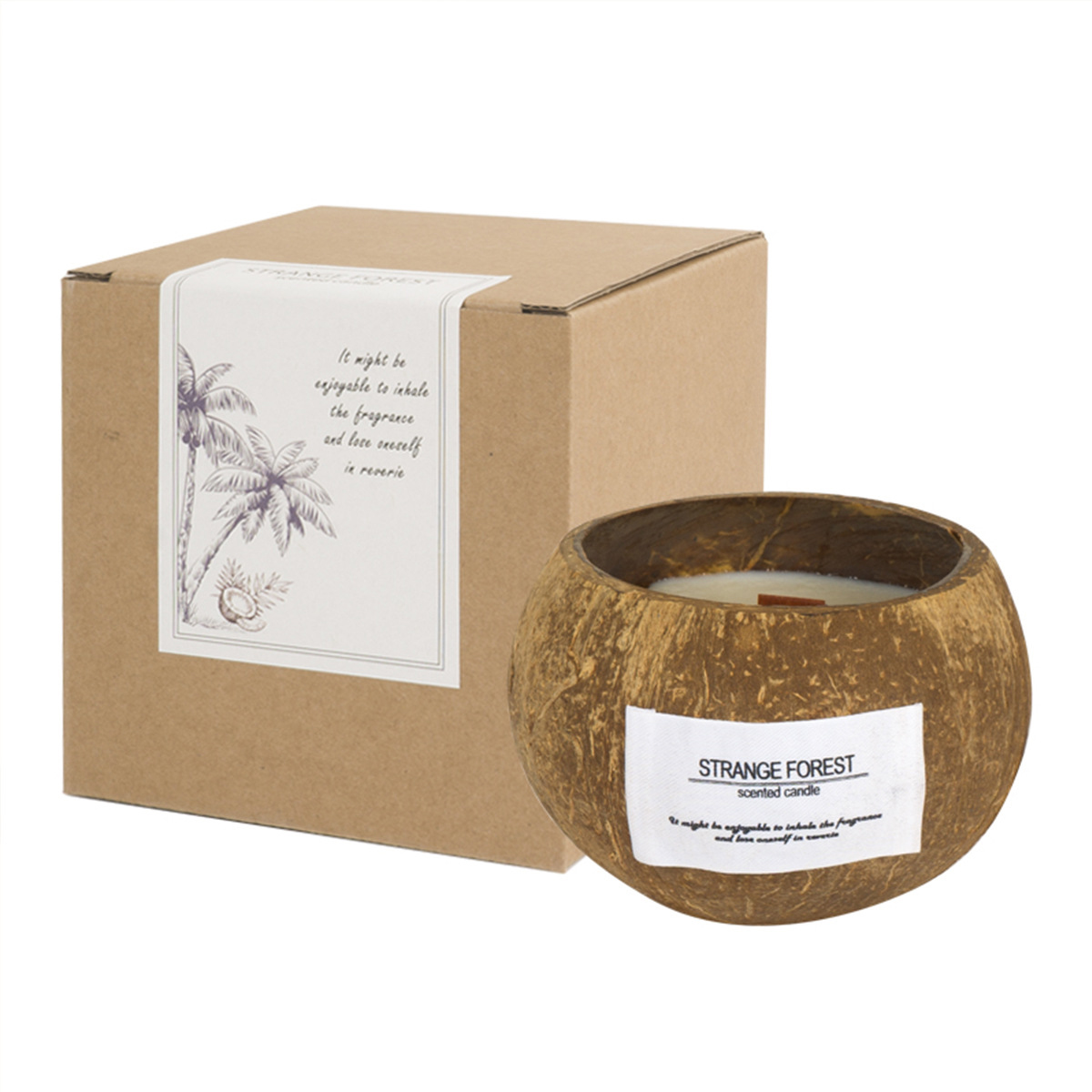 Bougie d'aromathérapie en coqu - Scented Candle Luxury avis et prix