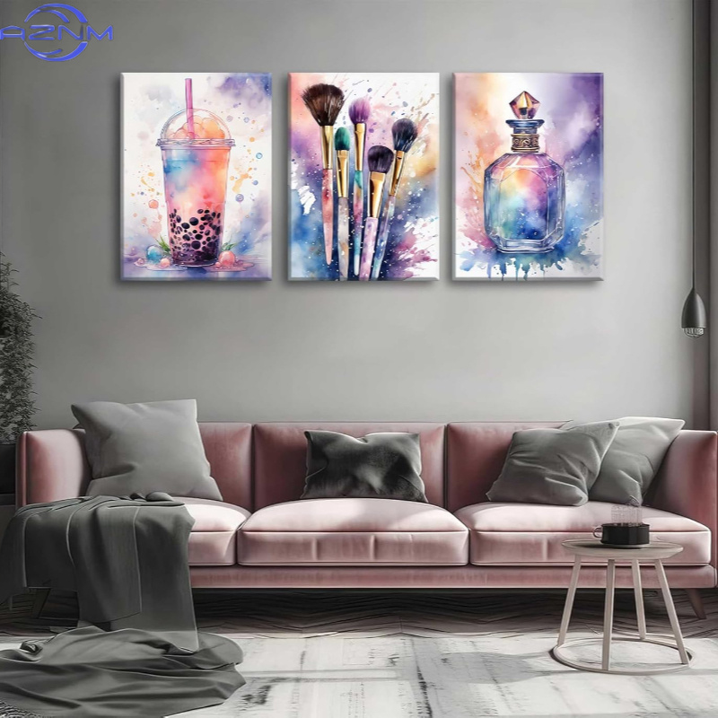 Lot de 3 affiches sur toile im - Luxury Lifestyle Picture avis et prix