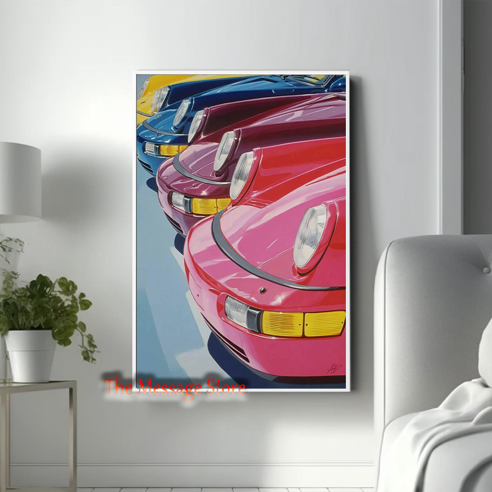 Peinture sur toile de voiture  - Luxury Lifestyle Picture avis et prix