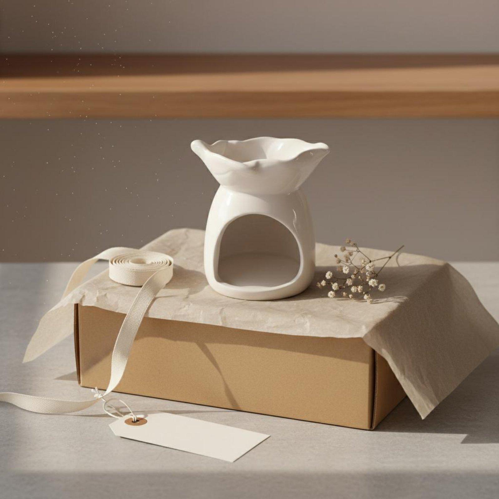 Porte-bougie en céramique, brû - Scented Candle Luxury avis et prix