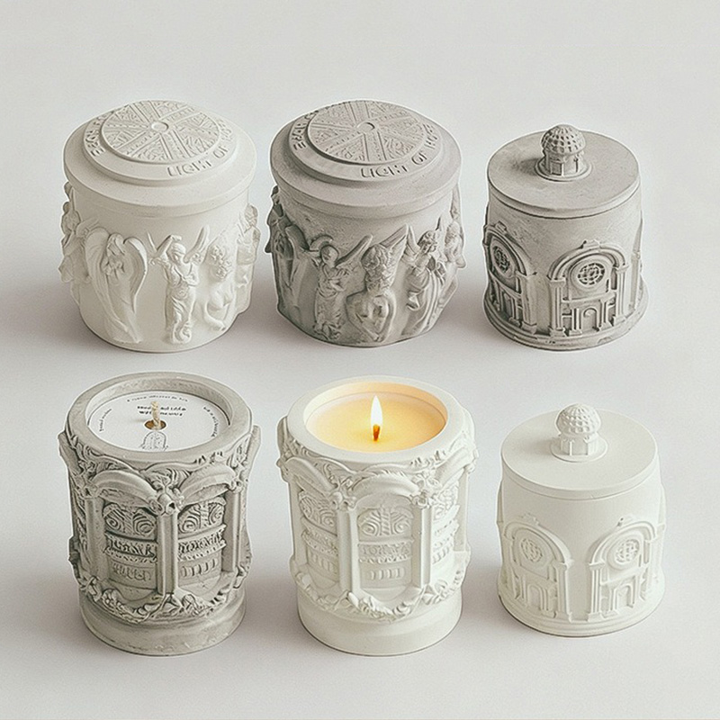 Bougie en gypse sculpté, bougi - Scented Candle Luxury avis et prix