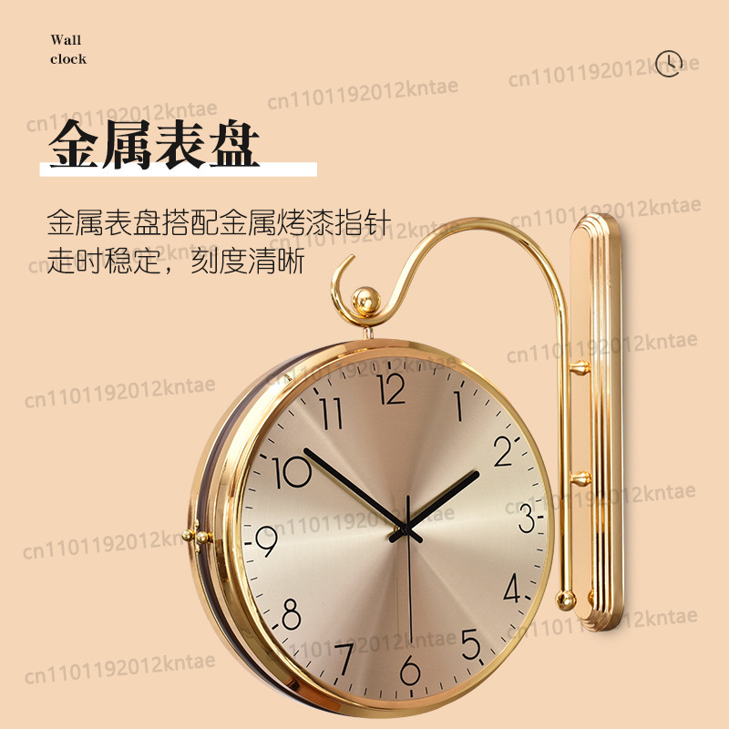 Horloge murale de luxe à doubl - Luxury Lifestyle Furniture avis et prix